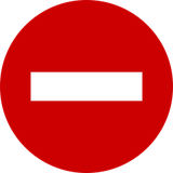 Entrada proibida.