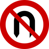Inversão de marcha proibida.