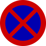 Proibido parar e estacionar.