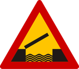 Aviso de ponte móvel.