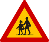 Aviso de crianças.