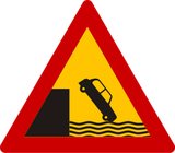 Aviso de cais ou margem.