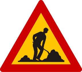 Aviso de obras.