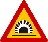 Aviso de túnel.