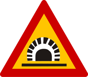 Aviso de túnel.