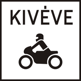 Motorcycles allowed.