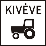 Tractors allowed.