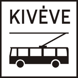 Trolleybuses allowed.
