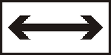 To the left or right.