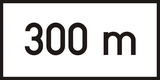 ... metres ahead.