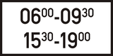 During the times shown.