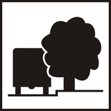 Leaning trees.