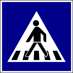 Fußgängerüberweg.