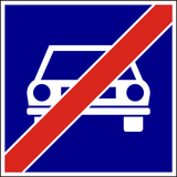 End of the expressway.