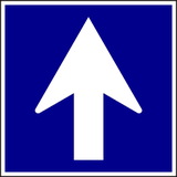 Road with one-way traffic.