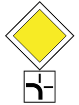 Crossroad shape.