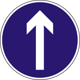 Driving straight ahead mandatory.