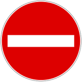 No entry.