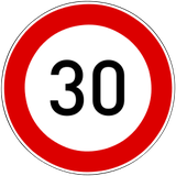 Start of a speed limit.