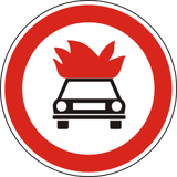 Flammable or explosive goods prohibited.
