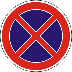 Halten und Parken verboten.