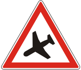 Warning for low-flying aircraft.