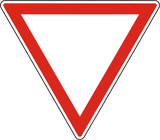 Give way.