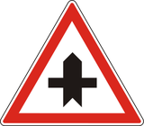 Priority at the junction.