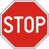 Stop and give way.