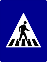 Fußgängerüberweg.