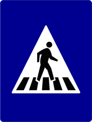 Fußgängerüberweg.