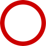 Zufahrt in beide Richtungen verboten.