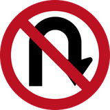 Wenden verboten.