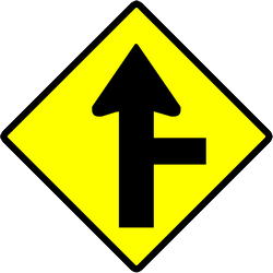 Vorfahrt an der Kreuzung.