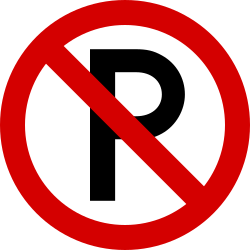 Parken verboten.