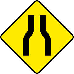 道路幅員減少に注意。