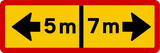 ... metres to the left or right.