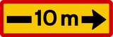 ... metres to the right.
