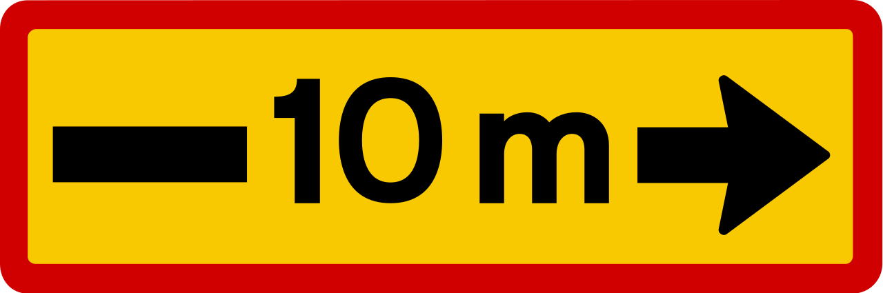... metres to the right.