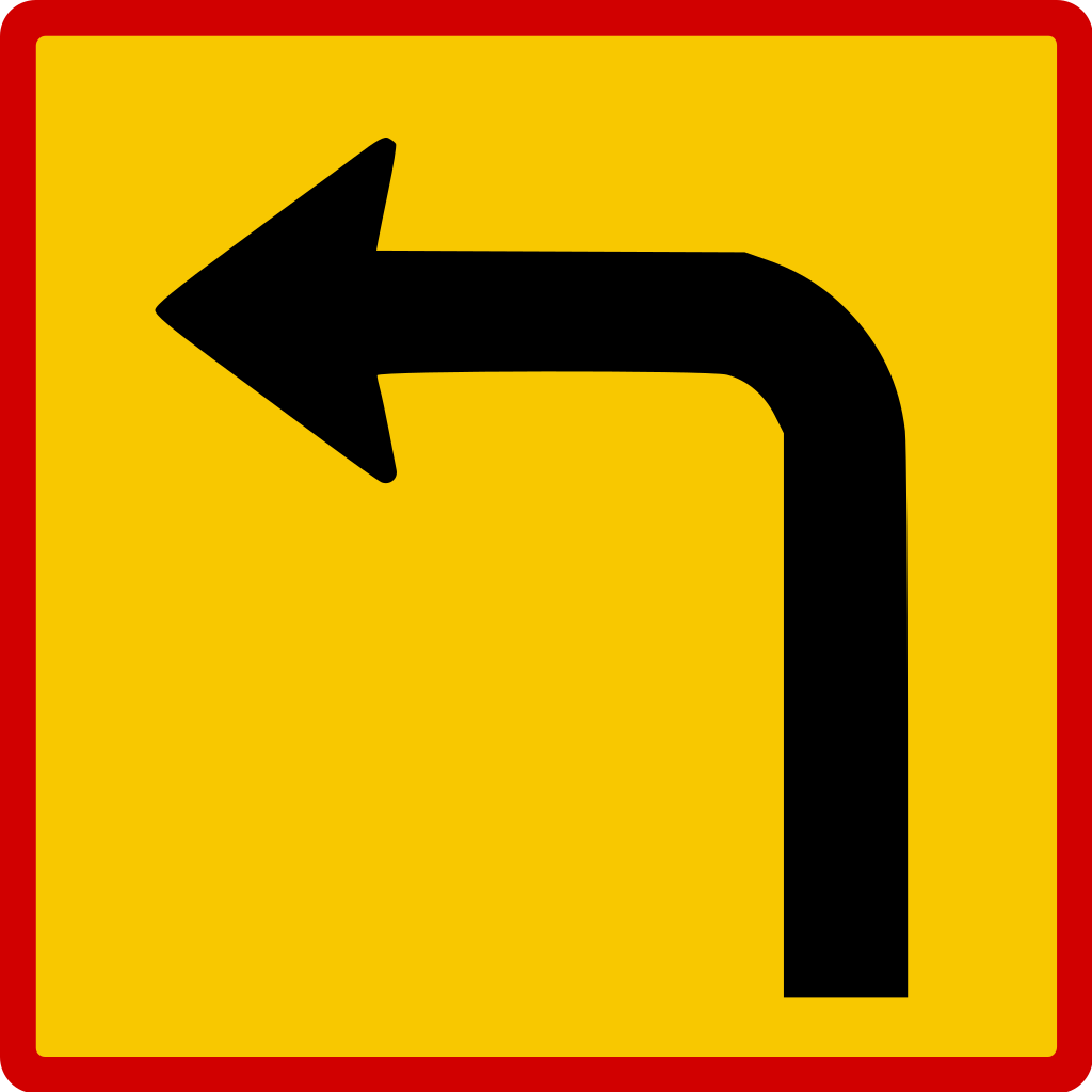 Applies after a left turn.