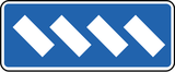 Angle parking to the left.
