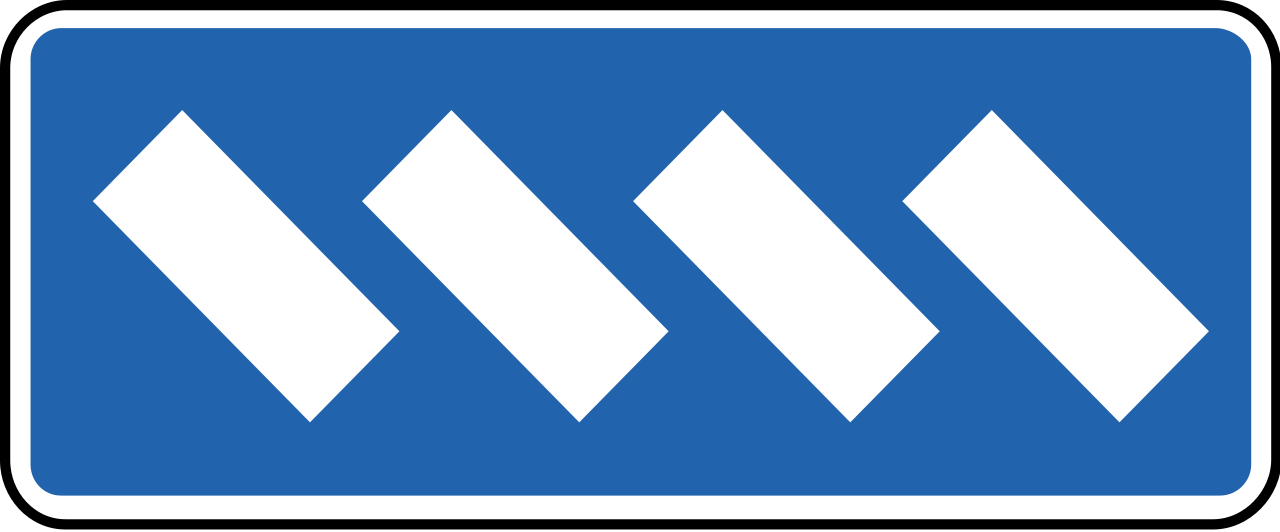 Angle parking to the left.