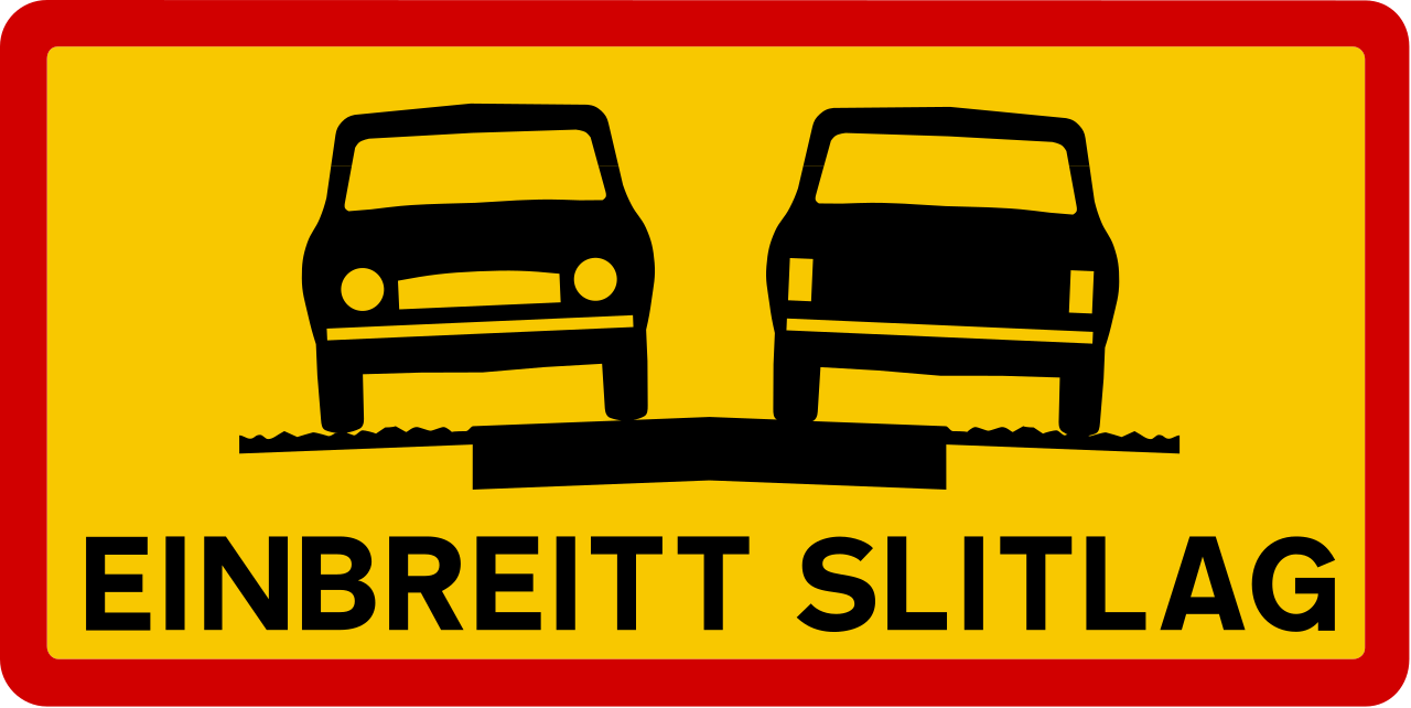One-lane road.