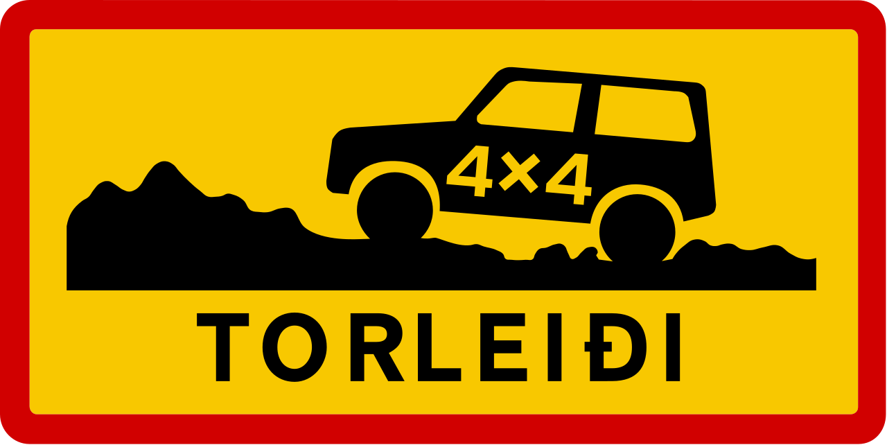 Mountain road, difficult even for 4×4 vehicles.