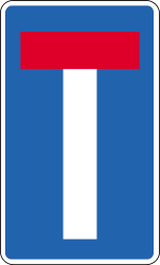 Dead end street.