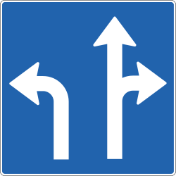 Overview of the lanes and their direction.