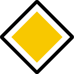 Start of a priority road.