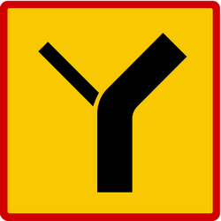 Crossroad shape.