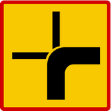 Crossroad shape.