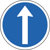 Driving straight ahead mandatory.
